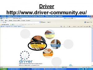 Driver http www drivercommunity eu Driver Bezplatn portl