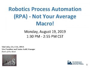 Macro vs rpa