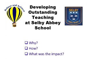 Selby abbey school