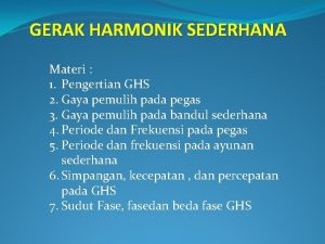 Beban 75g digantung vertikal
