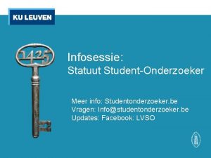 Student onderzoeker