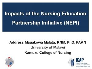 Nursing education partnership initiative