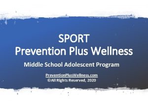 Sport prevention plus wellness