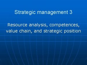 Resources and capabilities in strategic management