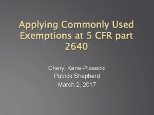 5 cfr 2640.201
