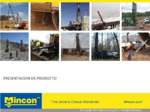 PRESENTACION DE PRODUCTO SOBRE NOSOTROS Mincon Group es