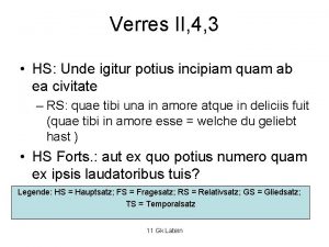 Verres II 4 3 HS Unde igitur potius