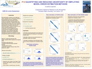 P 1 8 QUANTIFYING AND REDUCING UNCERTAINTY BY