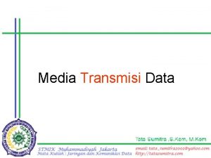 Jalur transmisi data