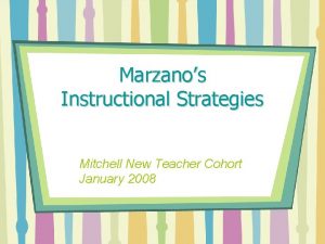 Marzanos strategies