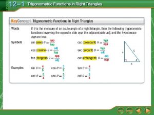 Evaluate trigonometric functions