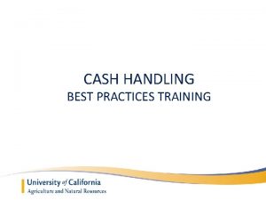 Cash handling best practices