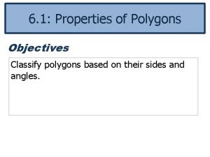 Identify type of polygon Identify type of polygon