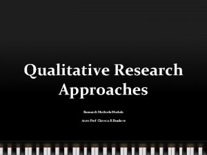 Weakness of qualitative research