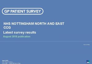 Nottingham north and east ccg