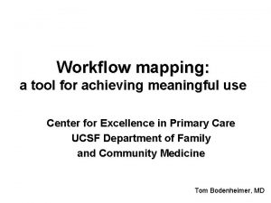 Workflow process mapping for ehr implementation