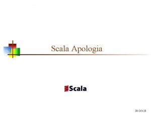 Scala Apologia 30 Oct20 Java n Whats wrong
