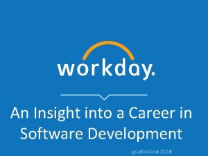 An Insight into a Career in Software Development