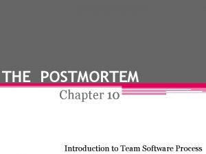 Postmortem in software engineering