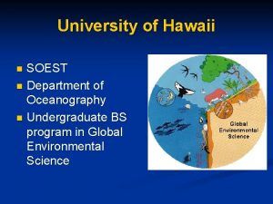 University of hawaii soest