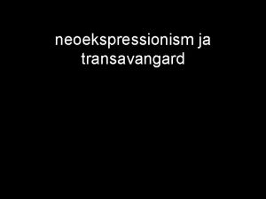 Neoekspressionism