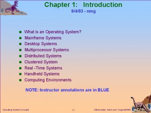 Chapter 1 Introduction 9403 nmg n What is