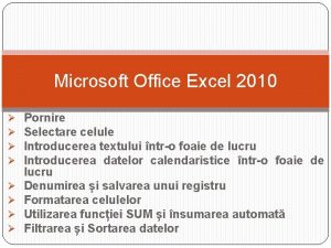 Selectare celule excel