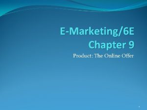 E marketing enhanced product development