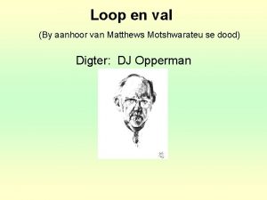 Loop en val poem questions and answers