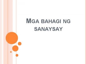 Ang lahat ay bahagi ng sanaysay maliban sa isa: