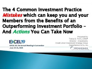 Common errors in investment management