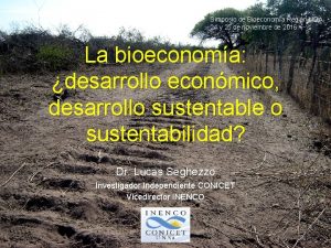 Simposio de Bioeconoma Regin NOA 24 y 25