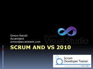 Simon Reindl Accentient simonaccentient com SCRUM AND VS