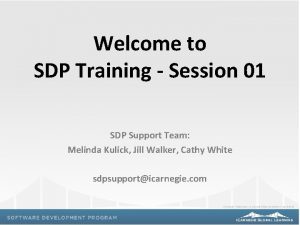 Sdp support