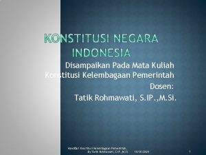 Undang-undang dasar sementara republik indonesia