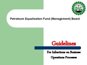 Petroleum equalization fund board members
