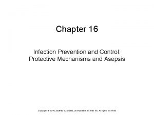 Chapter 16 infection prevention and control