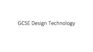 Gcse design and technology coursework examples 2019
