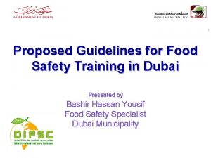 Food safety training in dubai