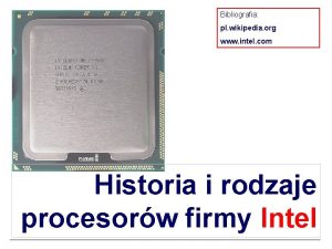 Intel pentium historia
