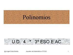División de polinomios 3 eso División de polinomios 3 eso