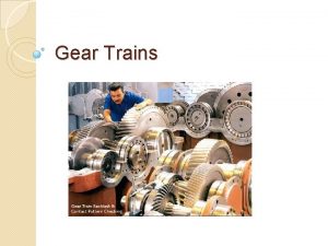 Simple gear train definition