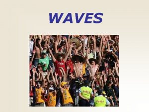 WAVES Transverse Wave Longitudinal Wave Water Surface Wave WAVES Transverse Wave Longitudinal Wave Water Surface Wave