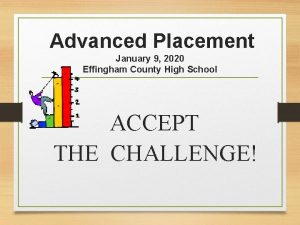 Advanced Placement January 9 2020 Effingham County High