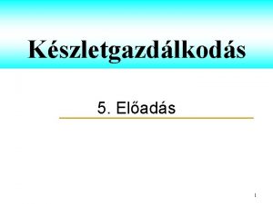 Készlettartási költség Készlettartási költség