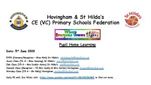Hovingham St Hildas CE VC Primary Schools Federation