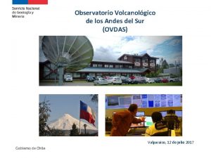 Observatorio volcanologico de los andes del sur rut