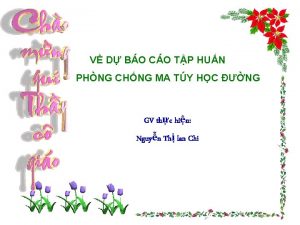 V D BO CO TP HUN PHNG CHNG