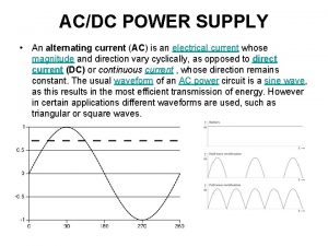 Ac voltage function
