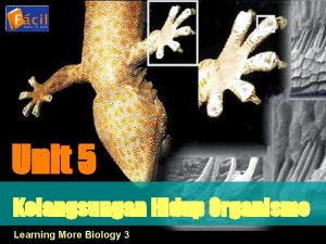Unit 5 Kelangsungan Hidup Organisme Learning More Biology